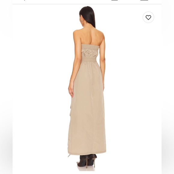 REVOLVE h:ours Emerson Maxi Dress in Faded Khaki - Picture 2 of 5